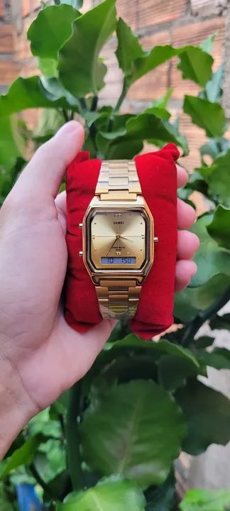 Relógio feminino a prova d'água produto com garantia 