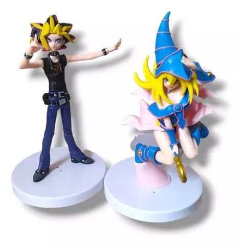 Kit Action Figure do Yami Yugi e da Pequena Maga Negra (Dark Magician Girl) - Yu-Gi-Oh! - Foto 2
