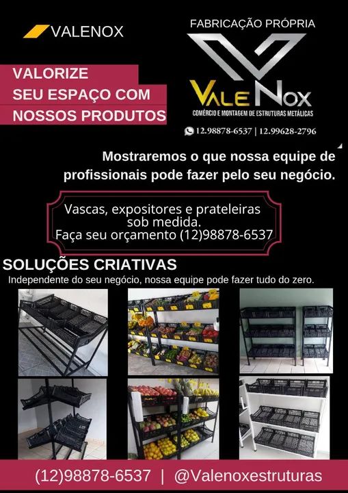 Expositores para Hortifruti 