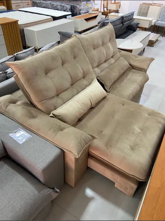 Sofá Retrátil Reclinável 2,50m - Oferta Imperdível de Mostruário - Foto 2
