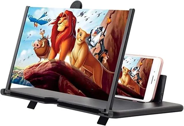 Tela Lupa Ampliadora 3d Imagem De Celular 10 Polegadas Zoom - Foto 5