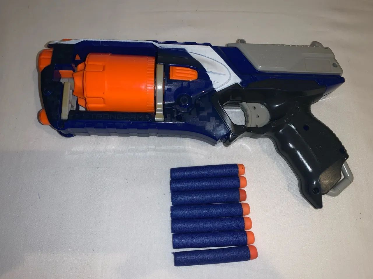 Nerf N Strike Elite Strongarm Toy Blaster ótimo estado - Foto 6