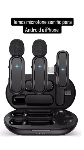 Microfone sem fio para Android e iPhone 