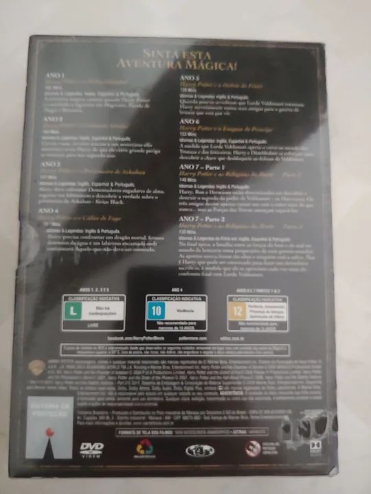 Box Dvd Coleção Harry Potter - 8 filmes - Foto 2