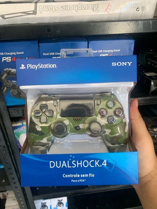 Controle PS4 Sem fio 