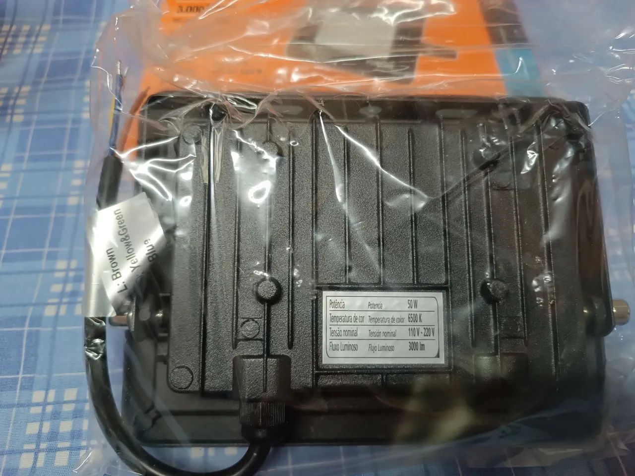 Kit com 03 Refletor LED SMD 50W Foxlux - Iluminação potente e eficiente! - Foto 5