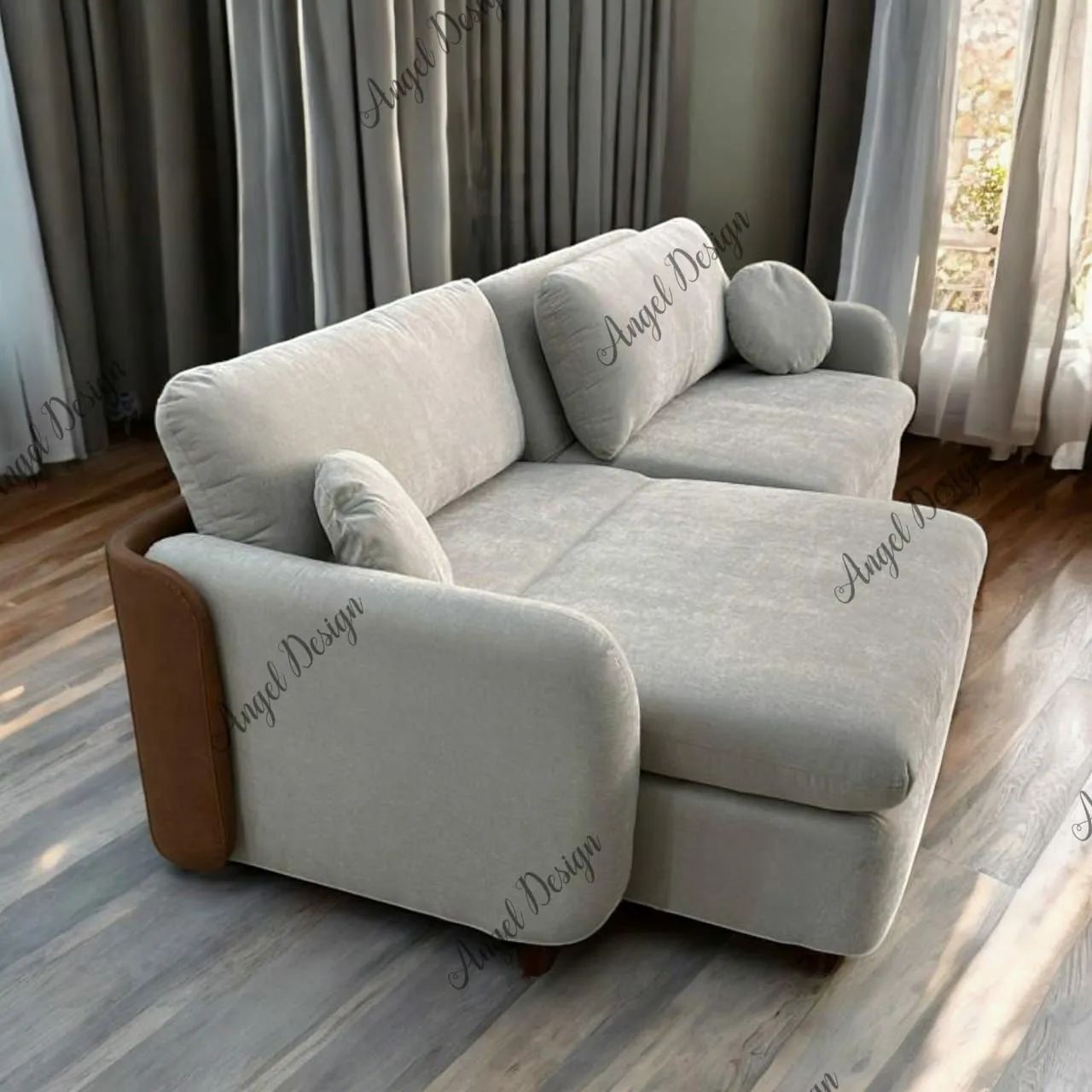 Sofá slim braços reduzidos caixa zero