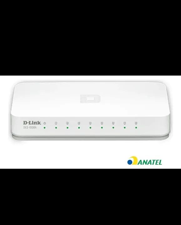Switch D-Link 8 Portas 10/100Mbps DES-1008A