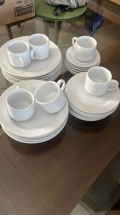 APARELHO DE JANTAR, CHÁ E SOBREMESA BIONA DONNA - 28 PEÇAS - Foto 2