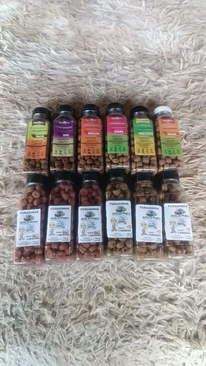 Isca para pescaria vários sabores 