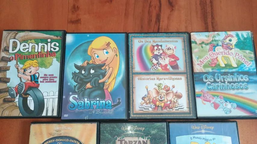COLETÂNEA VARIADA DE DVDS INFANTIS COM 9 TÍTULOS - Foto 2