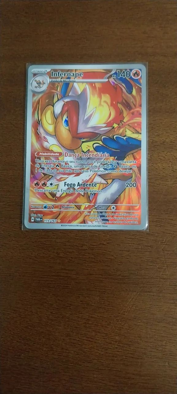 Carta Pokémon Infernape 173/167