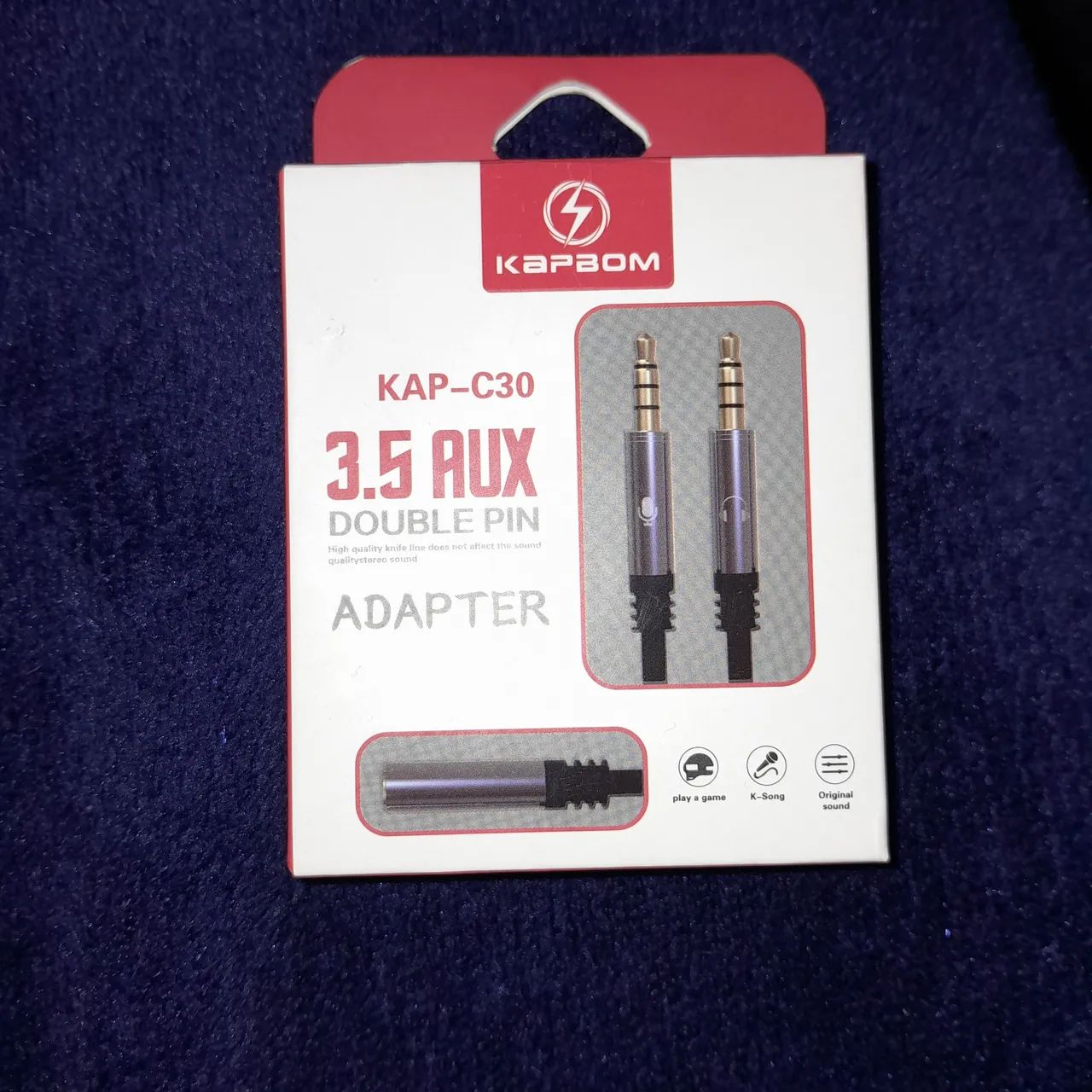 Cabo Adaptador P3 Fêmea Para 2 P2 Macho Kapbom - Kap-c30