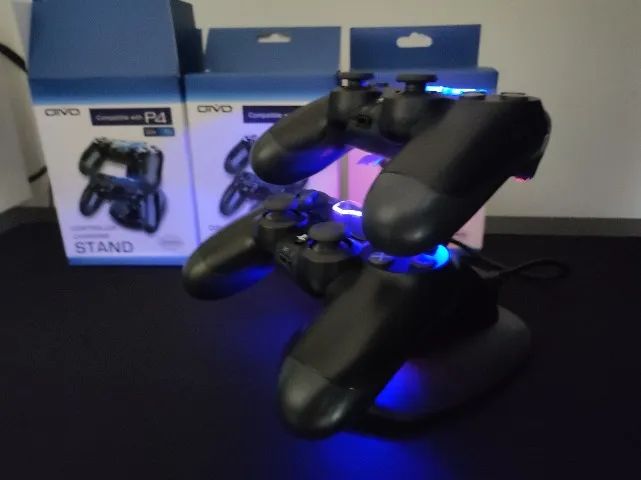 Carregador duplo p/ Controles de ps4 - Novo  - Foto 4