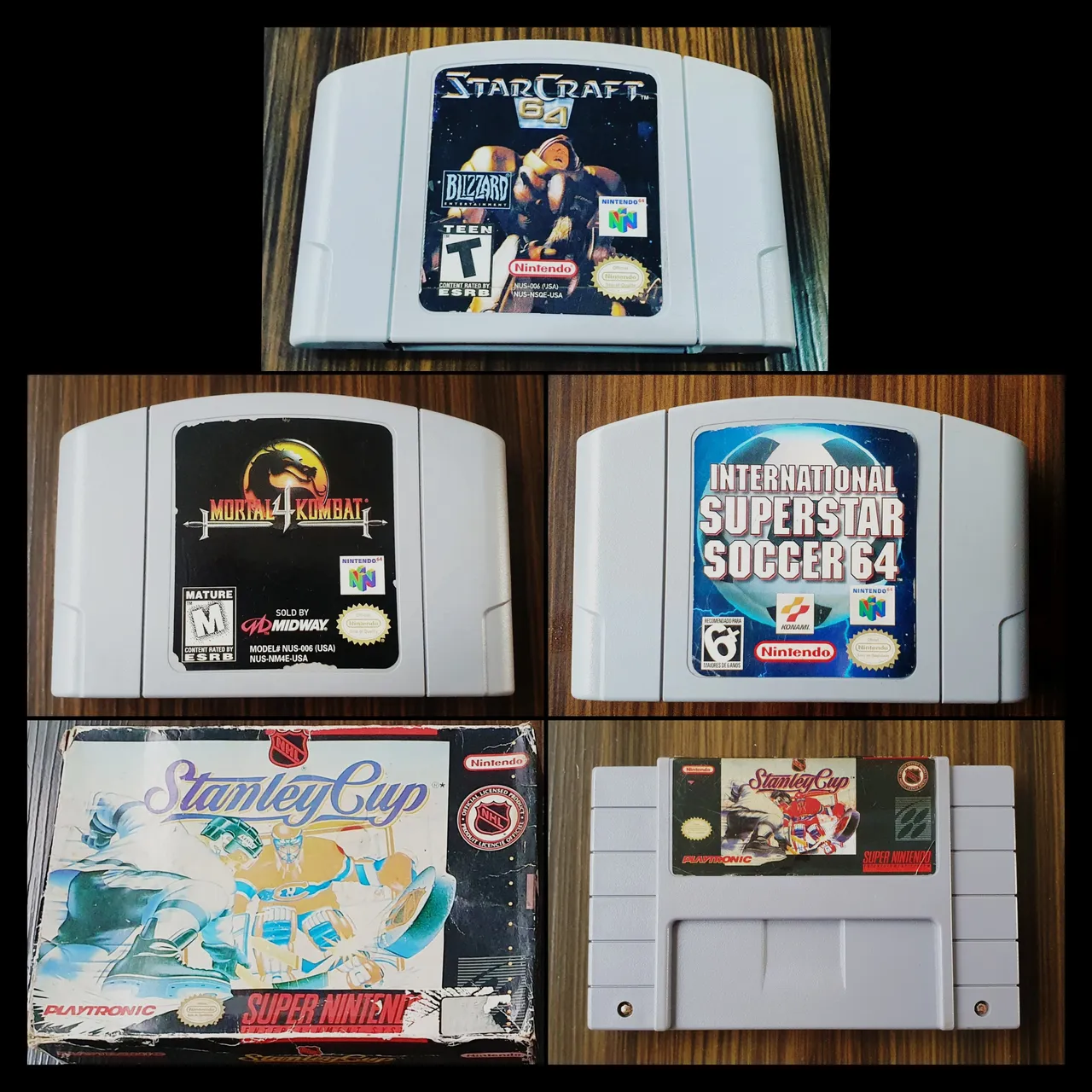 Lote de Jogos Nintendo 64 e Super Nintendo - Original