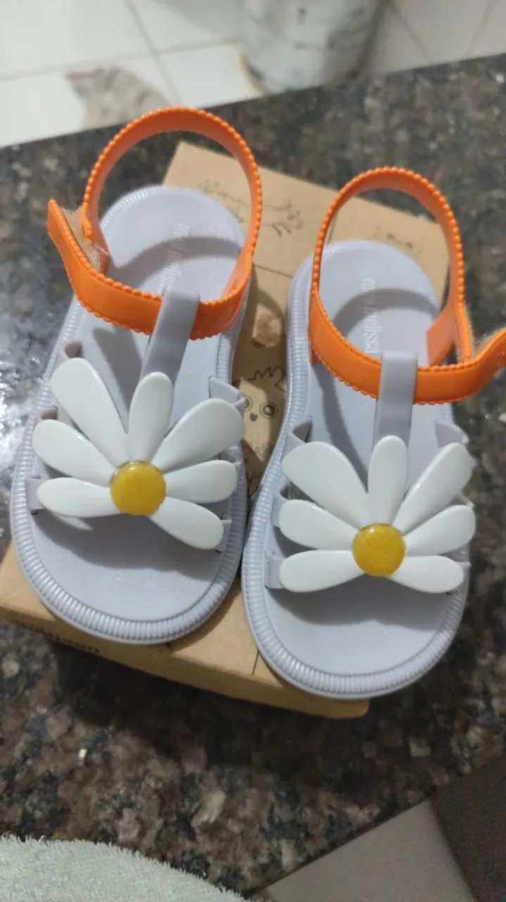 Sandálias Melissa Infantil Flor