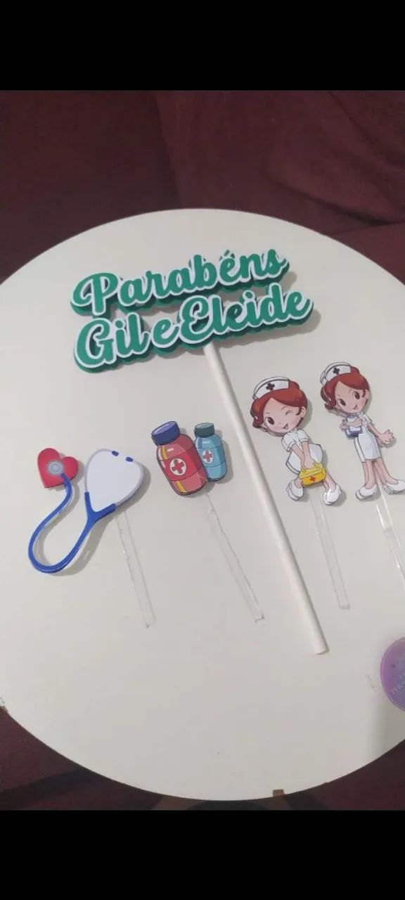 Topos de bolo Personalizados - Foto 5