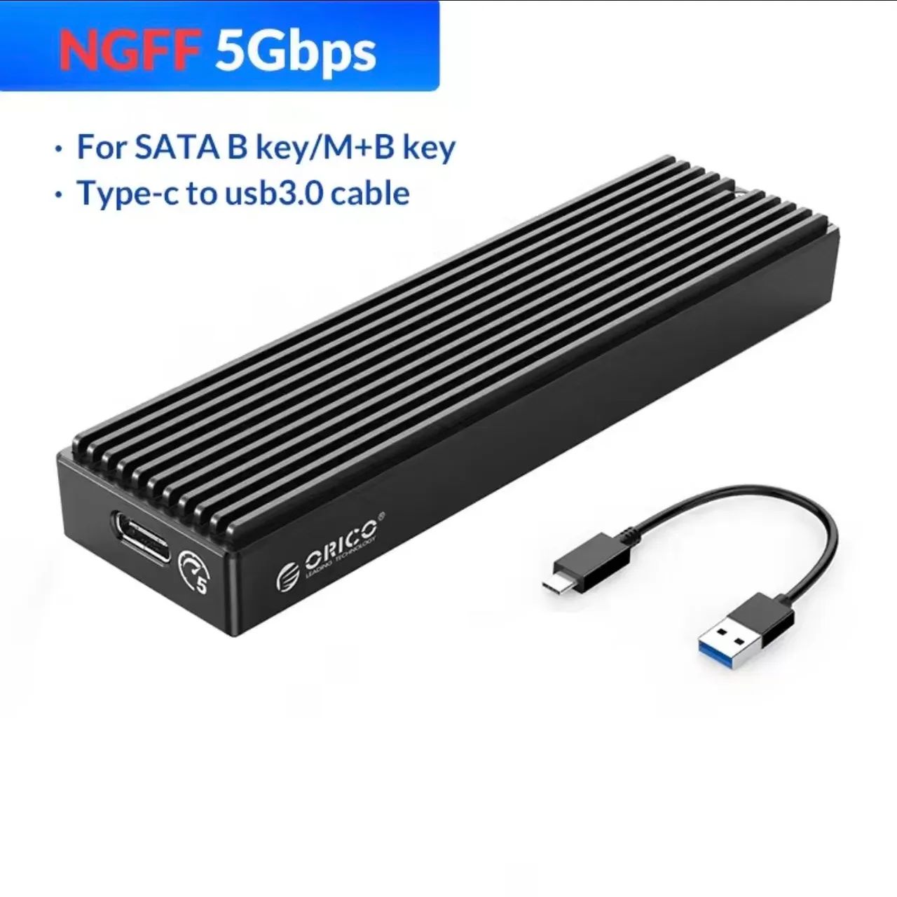 Compartimento SSD de disco rígido M.2 Ngff Sata Usb 3.1