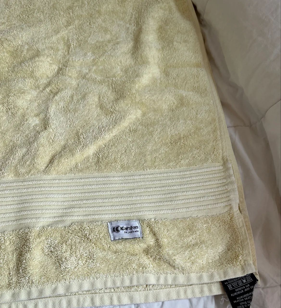 03 toalhas Karsten amarelo 