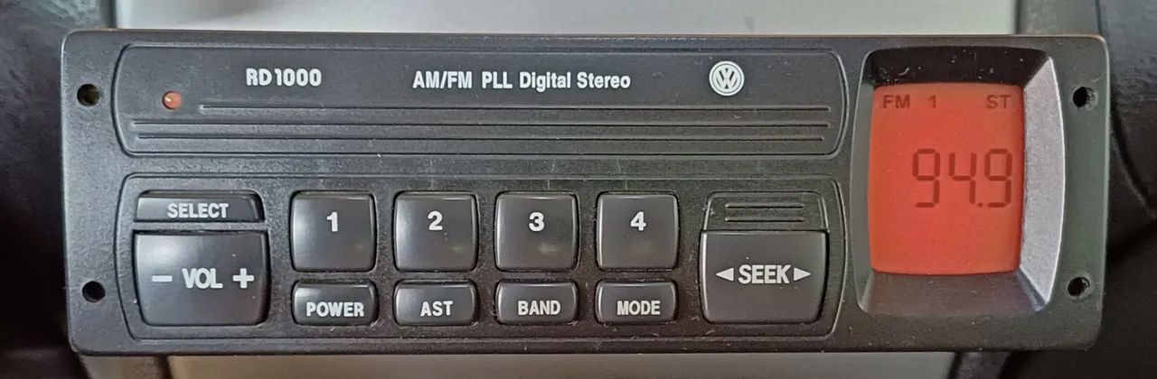Rádio RD 1000 PLL VW AM/FM - Foto 4