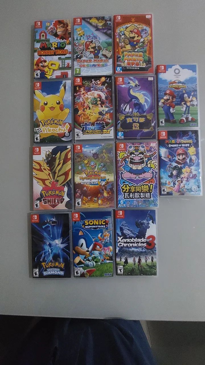 20 Jogos Nintendo Switch - Diversos Títulos