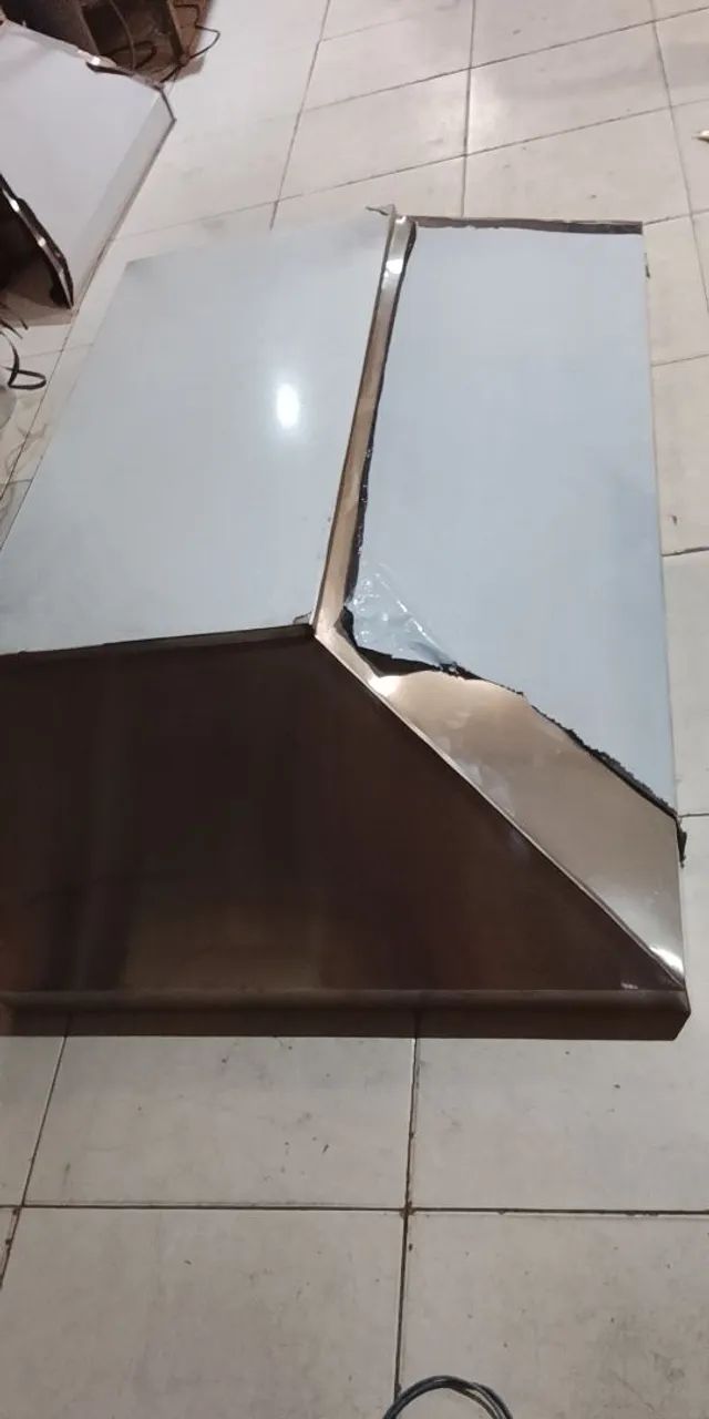 Coifa em aço inox