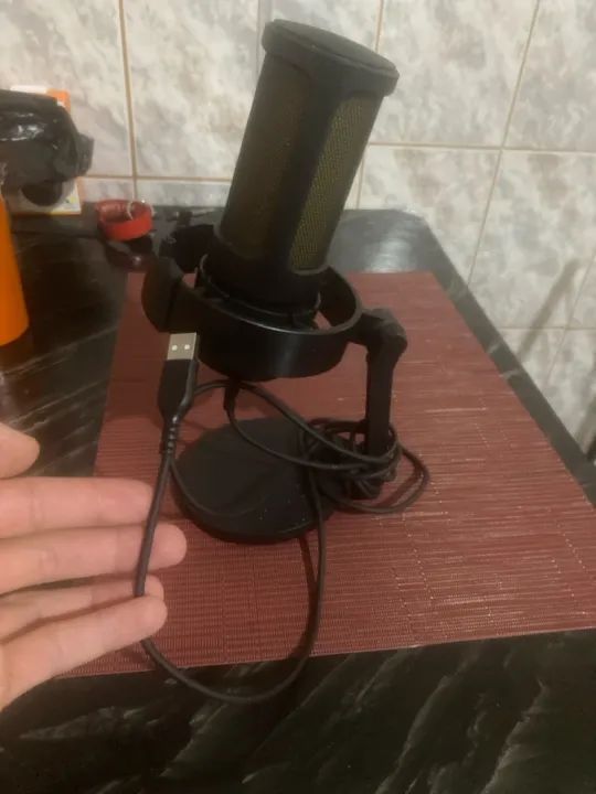 Microfone Condensador Gamer USB - Foto 2