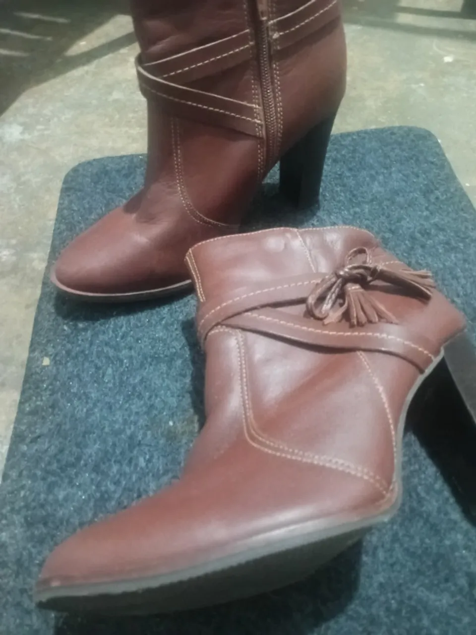 Bota de couro