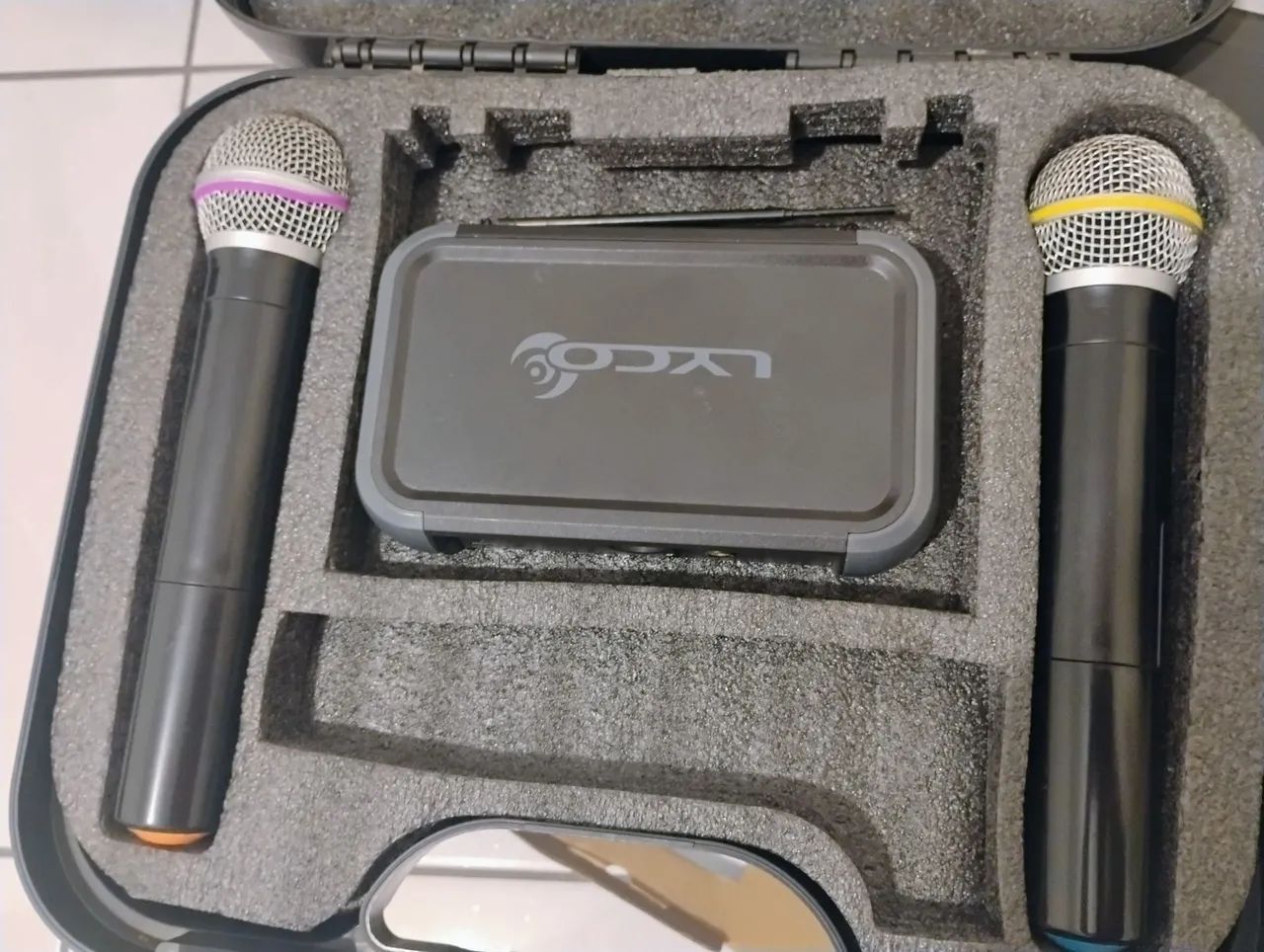 Kit Microfone Sem Fio Duplo Lyco