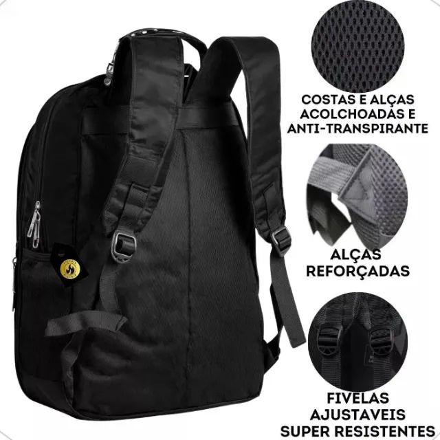 Mochila nova, impermeável, alça reforçada! - Foto 4