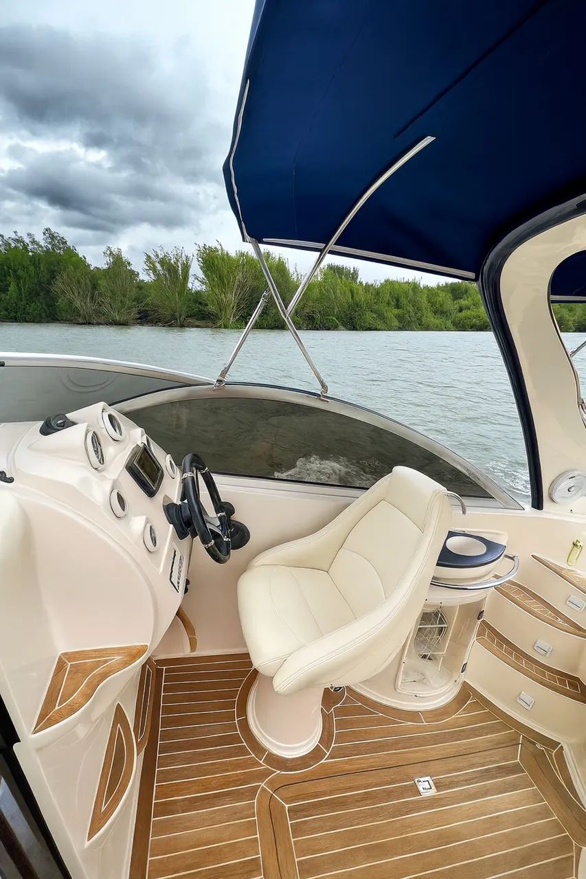 Lancha fs top 23 pés motor 4.3 v6 - Foto 6