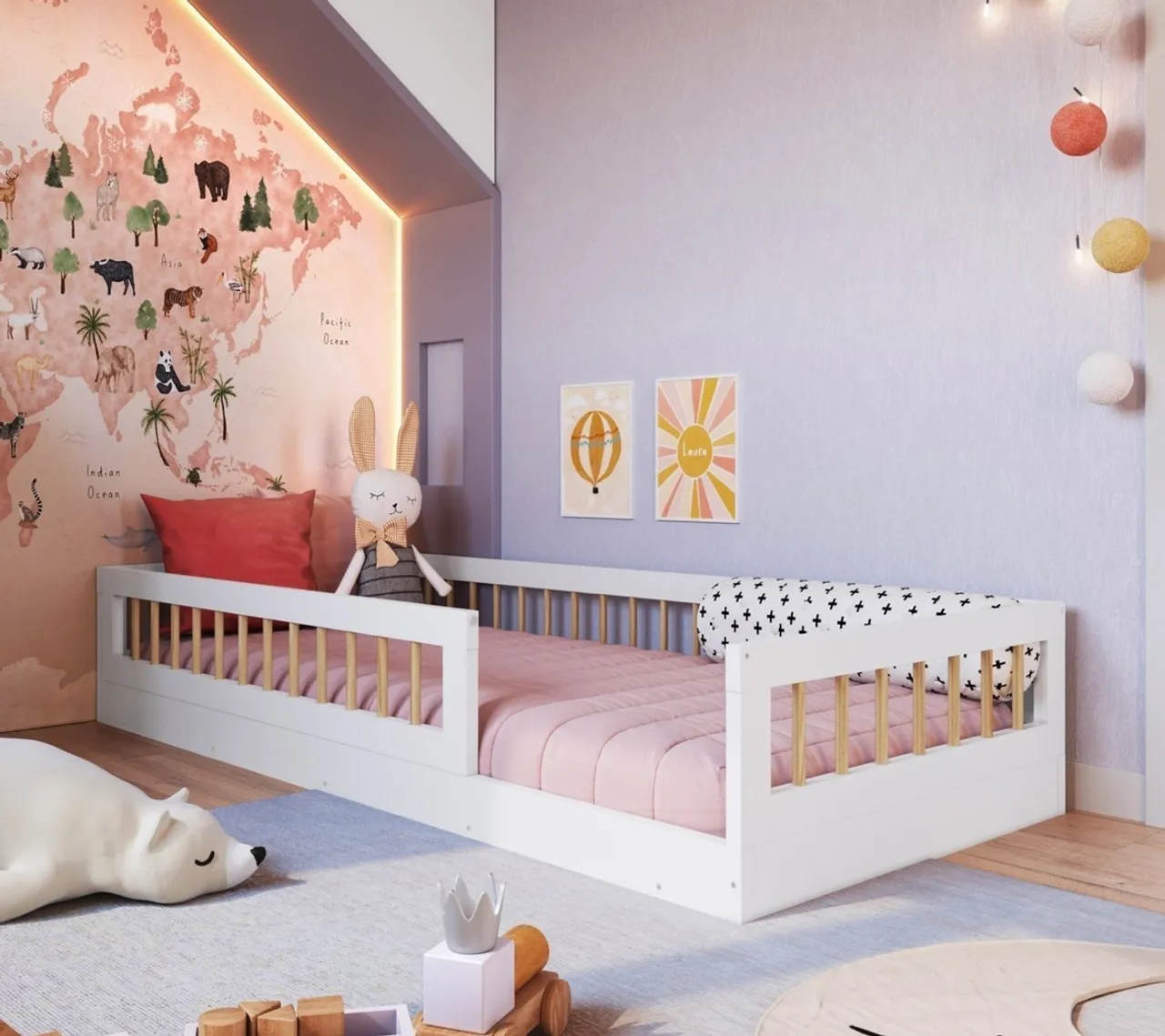 Cama Montessoriana De Solteiro Affetto