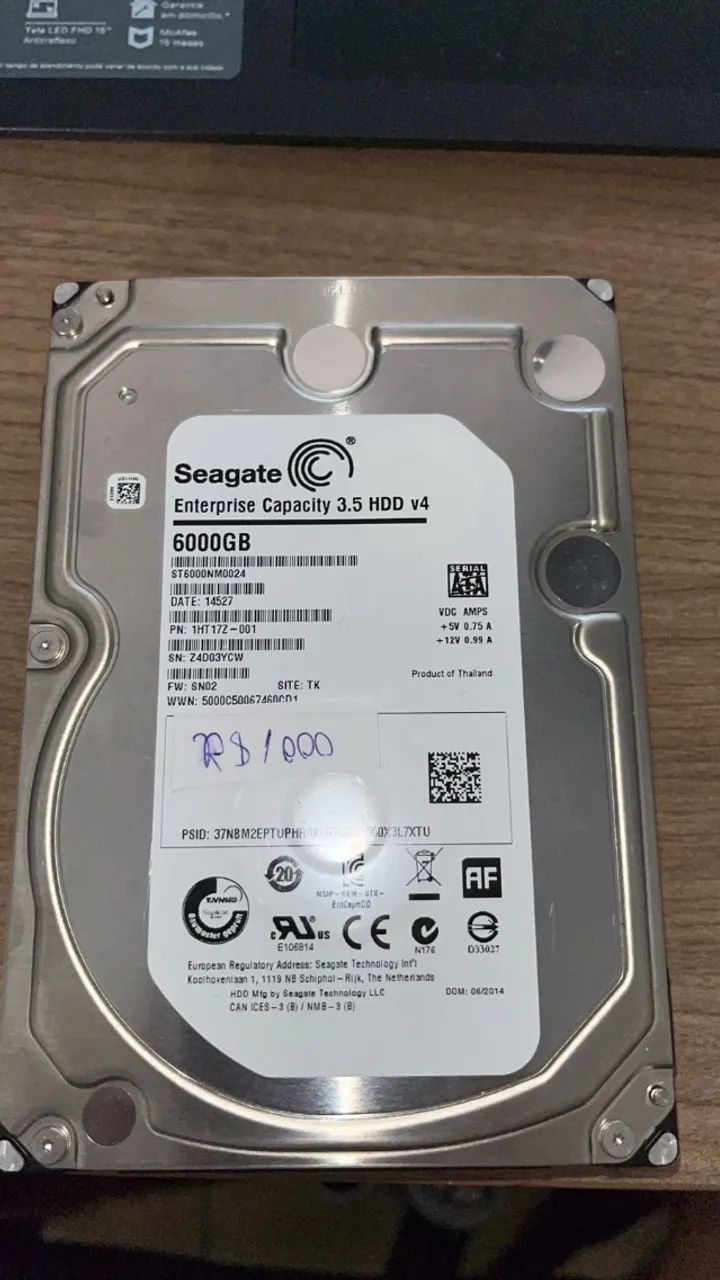 Seagate Enterprise Capacity HD 6 TB