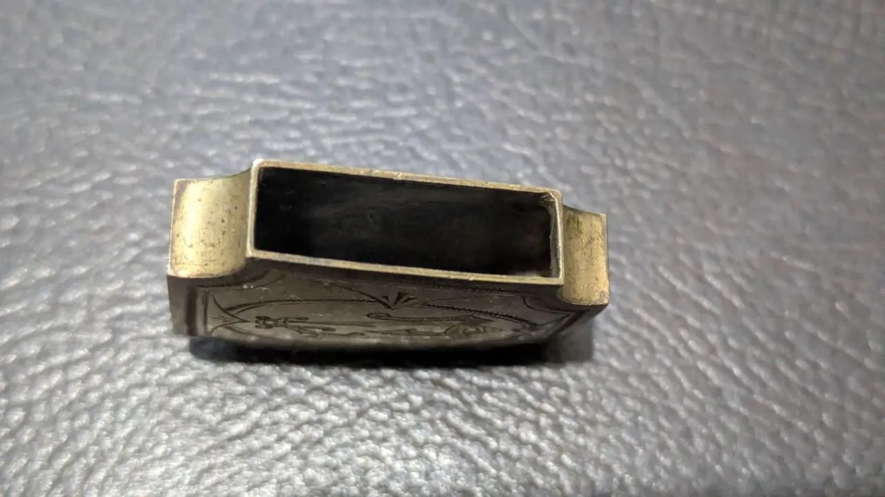 Capa para Caixa de Fósforos / Porta Selos (Metal Gravado) - Foto 4