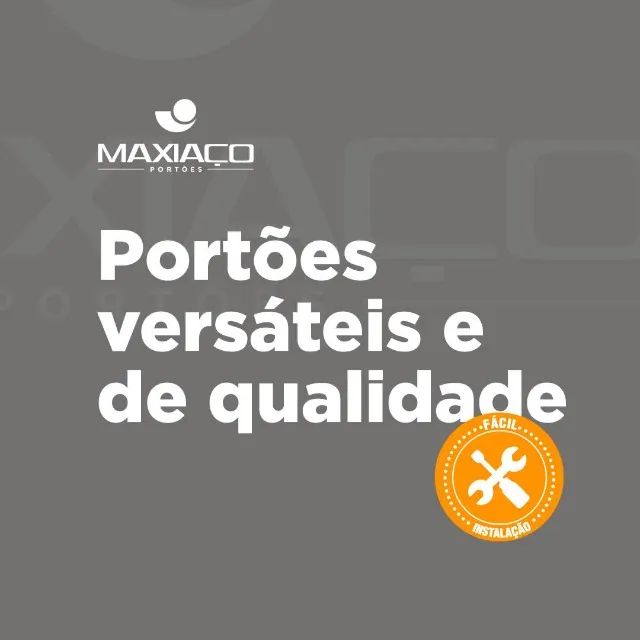 Portão de Garagem de Contrapeso 240x220: Segurança e praticidade c/ porta auxiliar - Foto 4