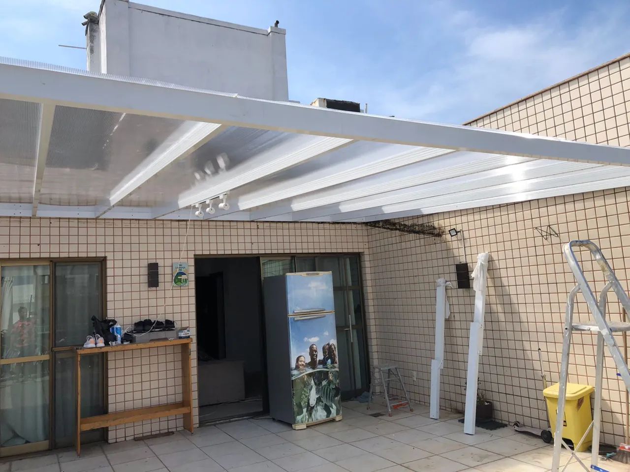 Cobertura ou pergolado de Vidro ou Policarbonato  - Foto 3