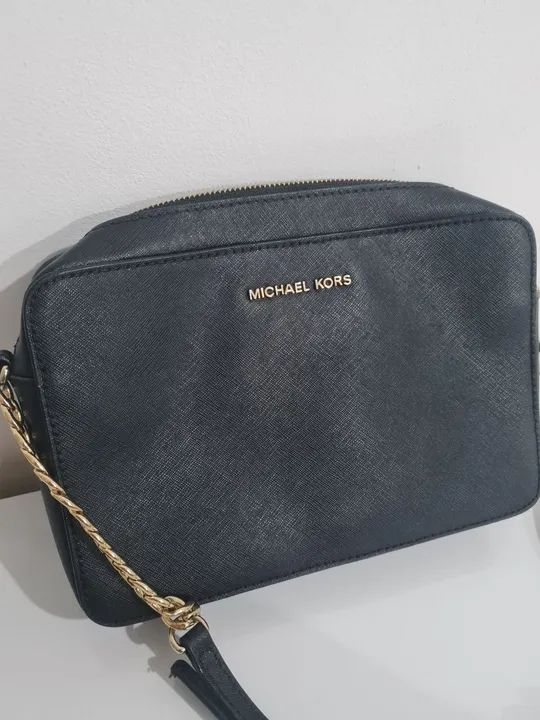 Bolsa Transversal Michael Kors Crossbody Preta Original - Foto 5
