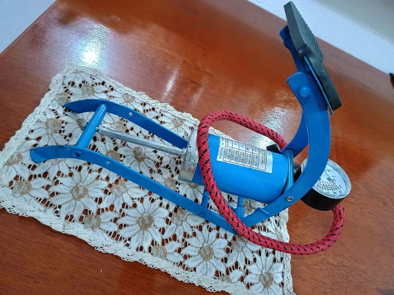Bomba de ar.