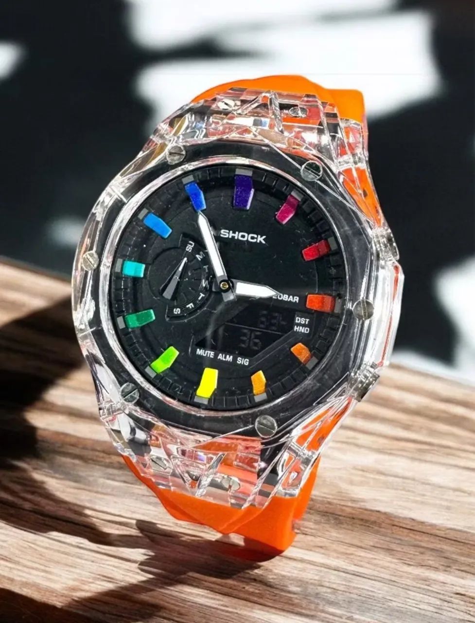 Relógios G-SHOCK TRANSPARENTE!! Aprova de Água!! PROMOÇÃO!!