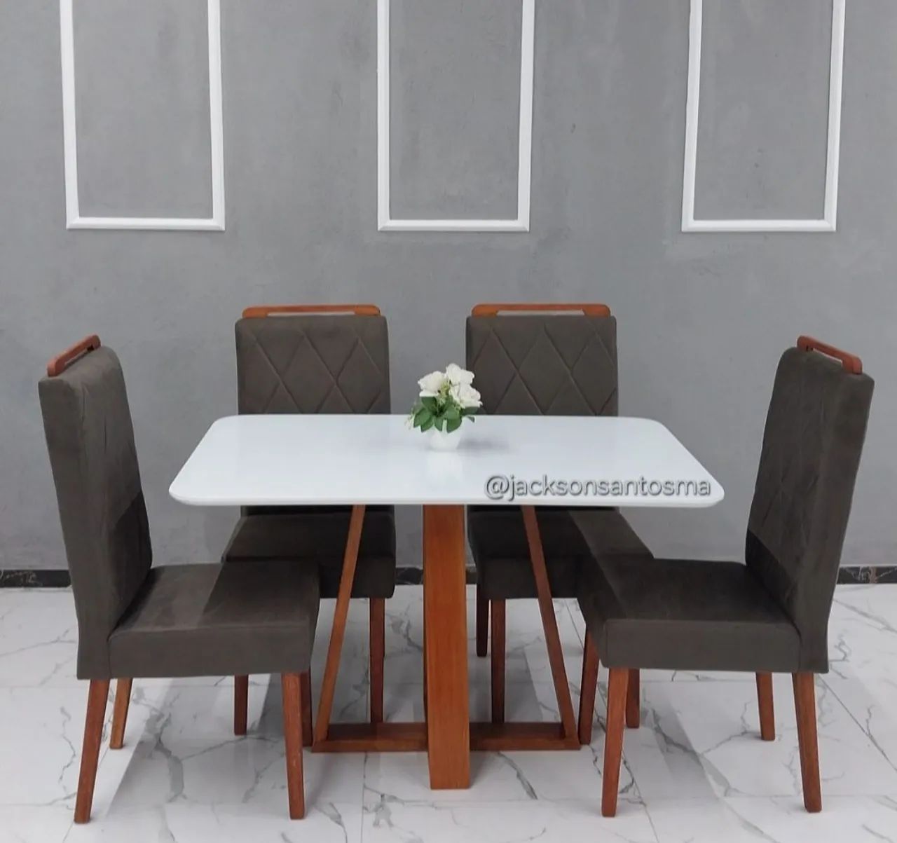Cadeiras com Mesa Pronta Entrega F.R.E.T.E G.R.A.T.I.S  - Foto 3