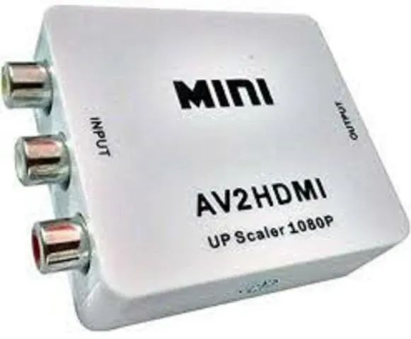Adaptador Conversor De Rca Audio e Video AV Para HDMI - Foto 3