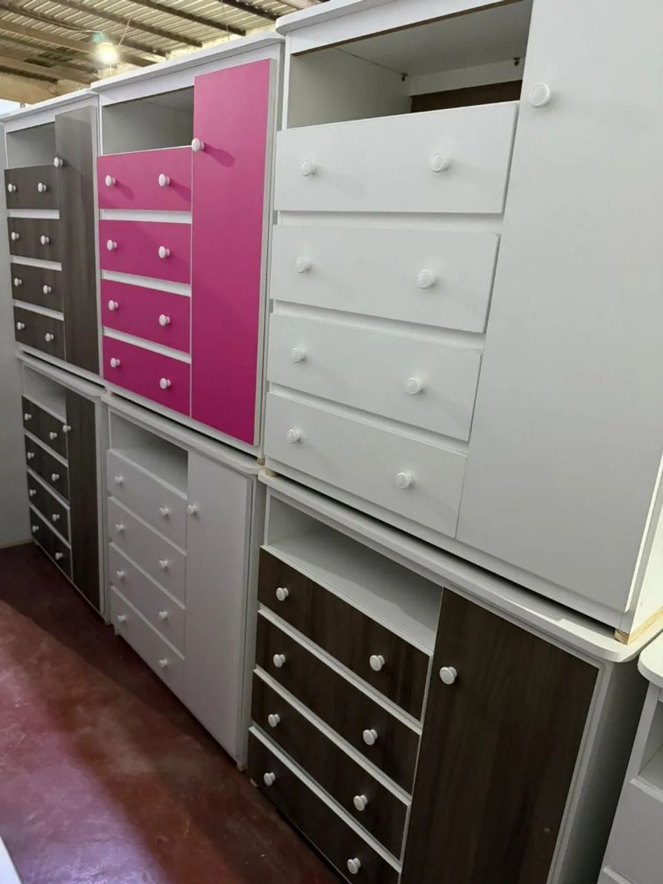 Cômoda Sapateira 4 e 5 Gavetas MDF  - Foto 2