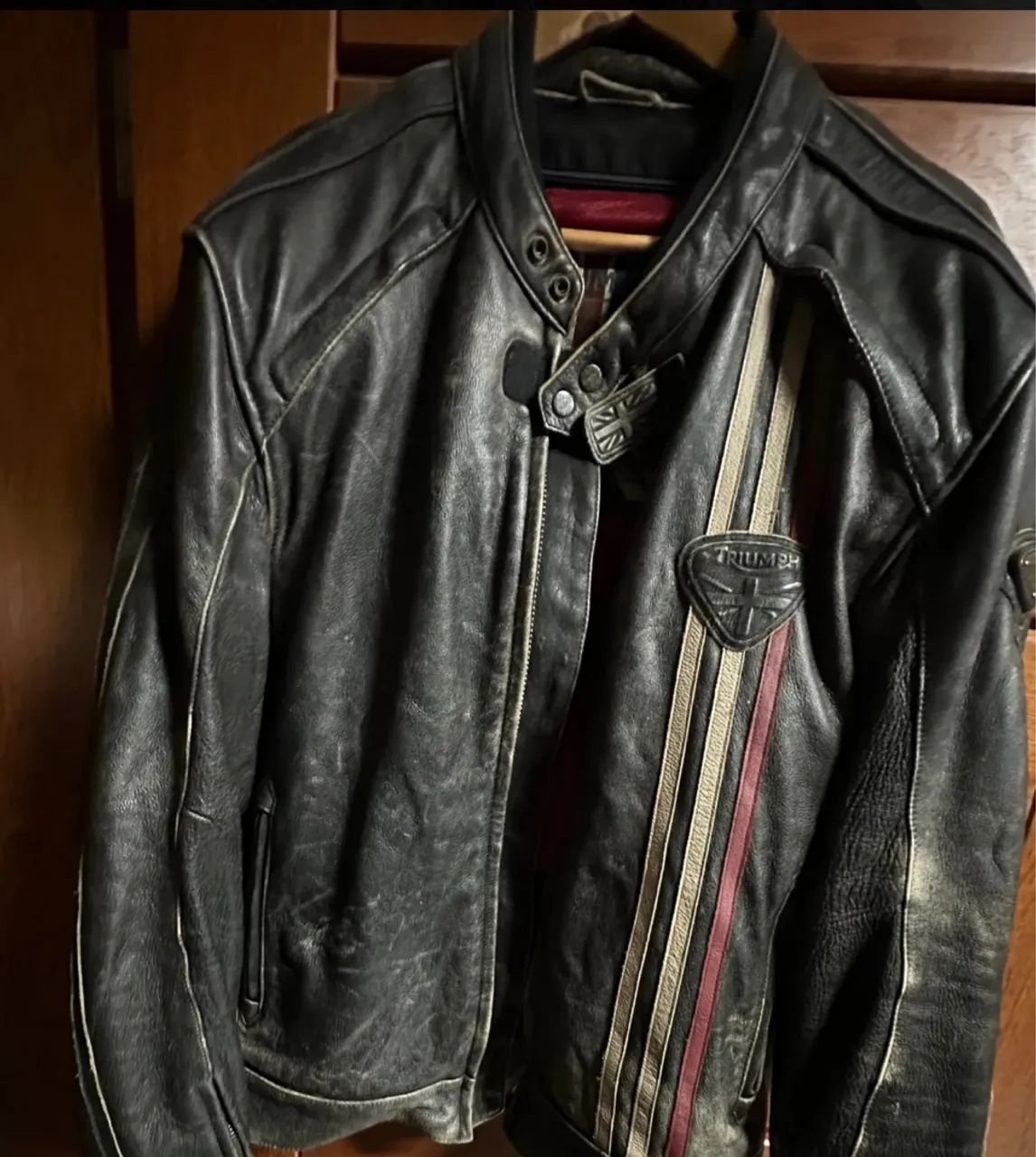 Jaqueta de Couro Triumph Raven Original - Foto 3