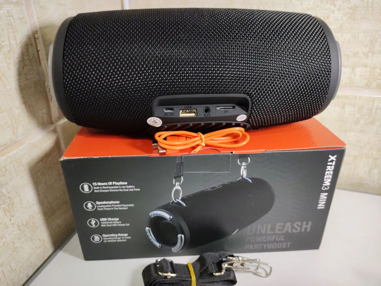 Caixa de Som Bluetooth XTREME3 Mini Preta64220040451585122