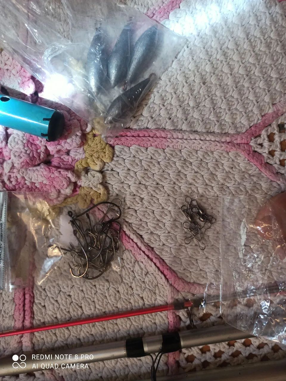 Varas de pesca 4,20 +3,30 com 2 molinetes. - Foto 5