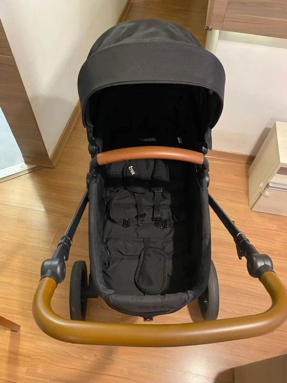 Carrinho de Bebê 3 em 1 kiddo Trek- com bebê conforto e Moisés. - Foto 2