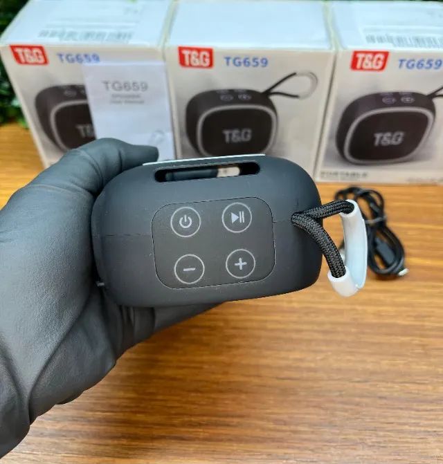 Caixa de Som Bluetooth T&G 659 - Com Rádio FM, Pendrive e Tecnologia TWS, Entrega Grátis - Foto 2
