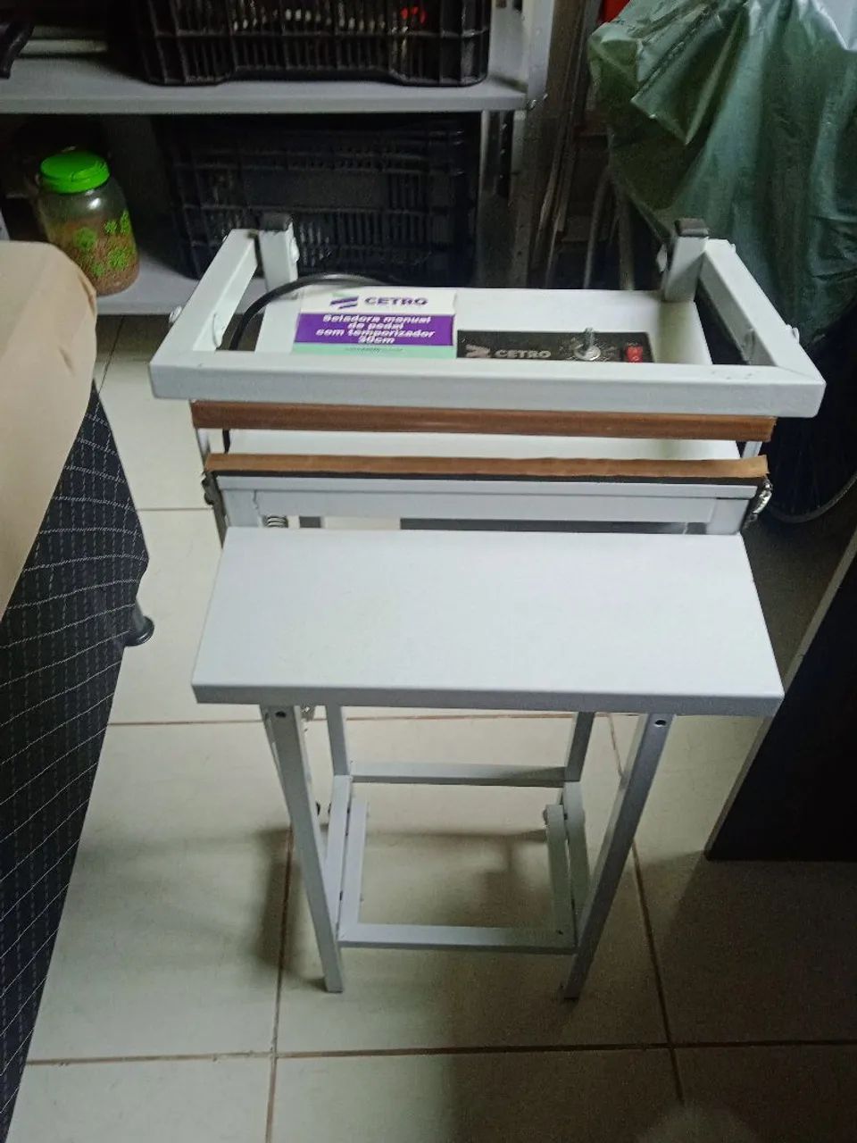 Seladora de pedal com selagem uniforme cetro 30 cmt 