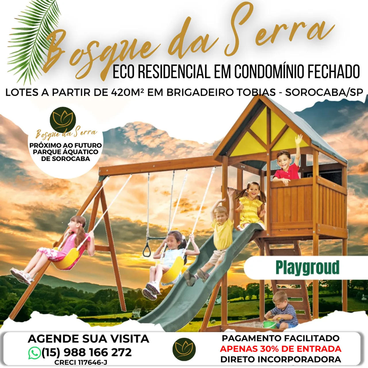 Terreno em Sorocaba 420m² em Condomínio com Lazer Completo!.....