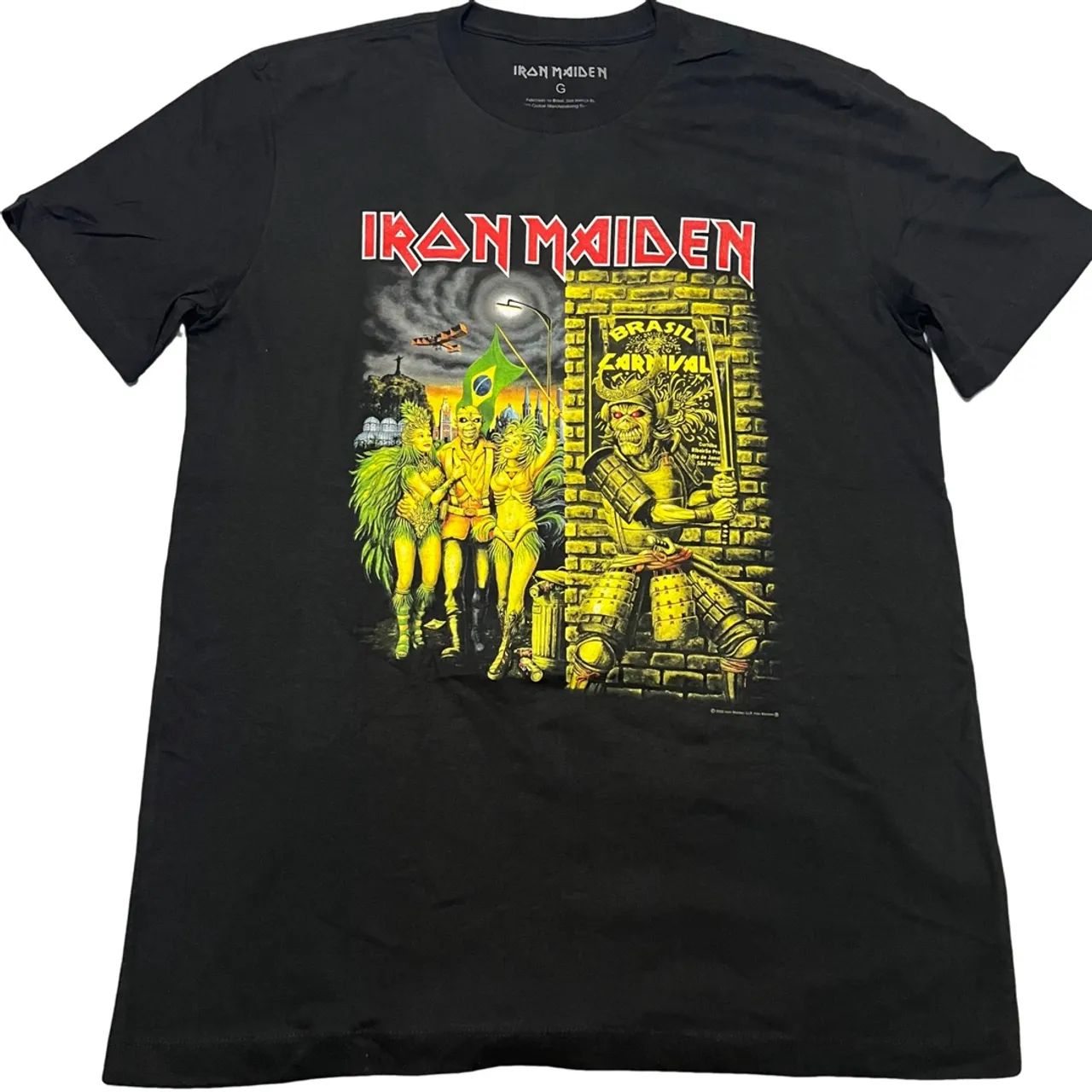 Camiseta Iron Maiden Brasil tour 2022